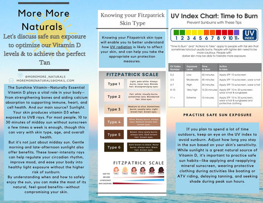 Let's discuss safe sun exposure to optimize our Vitamin D levels & achieve the perfect tan